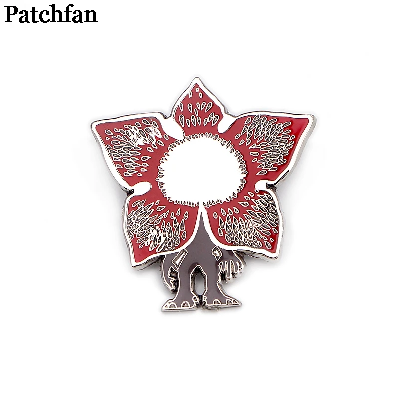 Patchfan очень странные дела броши для мужчин и женщин гордость цинка Эмаль на