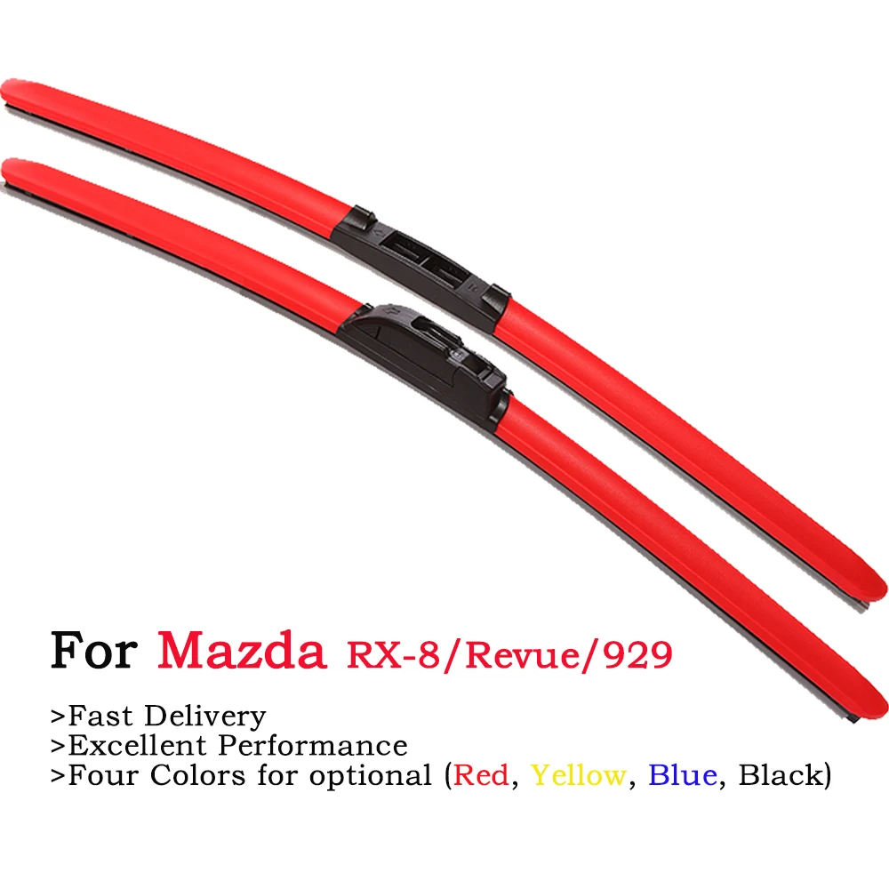 Цветные автомобильные щетки стеклоочистителя HESITE для переднего лобового стекла