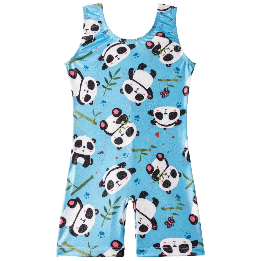 Трико для гимнастики девочек блестящее без рукавов детская спортивная одежда