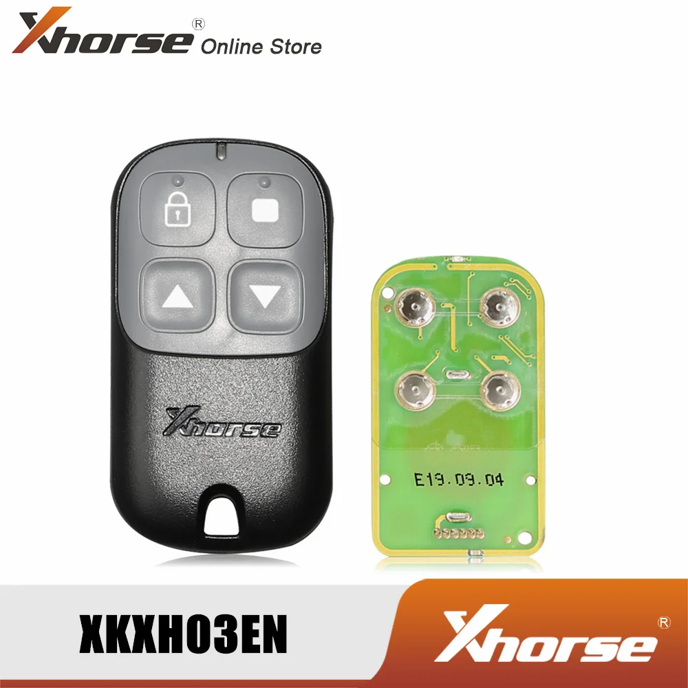 Пульт дистанционного управления Xhorse XKXH03EN 4 кнопки черный английская версия| |