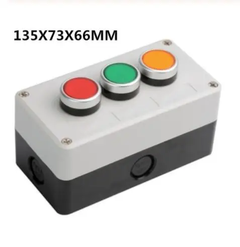 Кнопочный переключатель коробка управления пластиковая ручная кнопка
