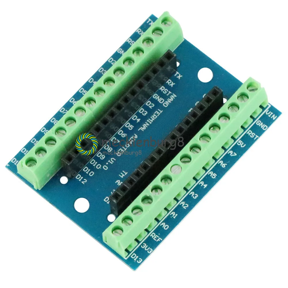

New Terminal Adapter Board for Arduino Nano V3.0 AVR ATMEGA328P-AU Module