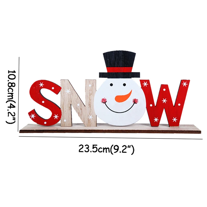 snow ornament Счастливого Рождества фоторамка реквизит Рождественские настольные украшения Navidad праздничные вечерние фоторамки год noel - Цвет: snow ornament