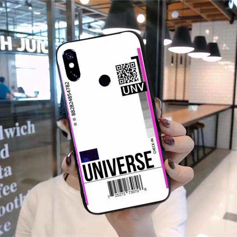 

World Travel Ticket Phone Case For Xiaomi Redmi 7 8 9t 9se k20 mi8 max3 lite 9 note 9s 10 pro