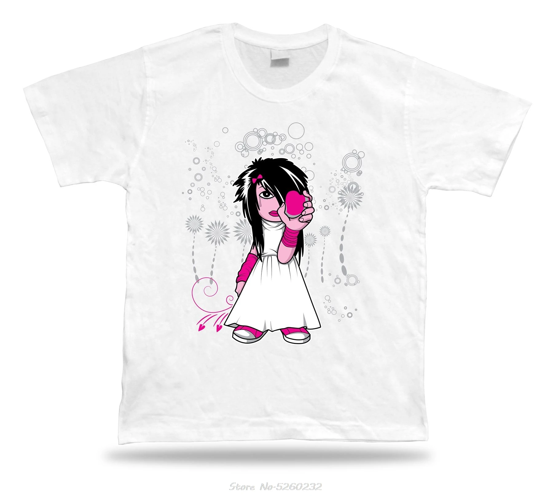 Классная Современная стильная футболка с изображением грустной девушки на День
