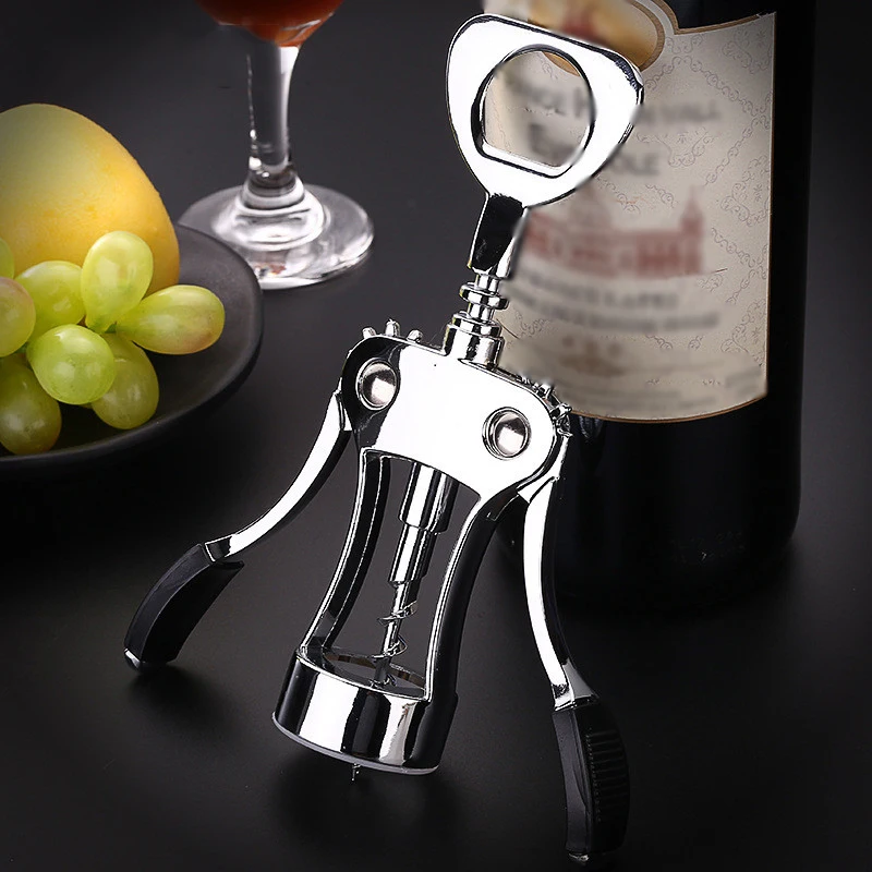 1PC Wine Opener Cork Open Manual Remover Champagne Beer Bottle Corkscrew Easily Household Gadget Kitchen Accessories | Дом и сад