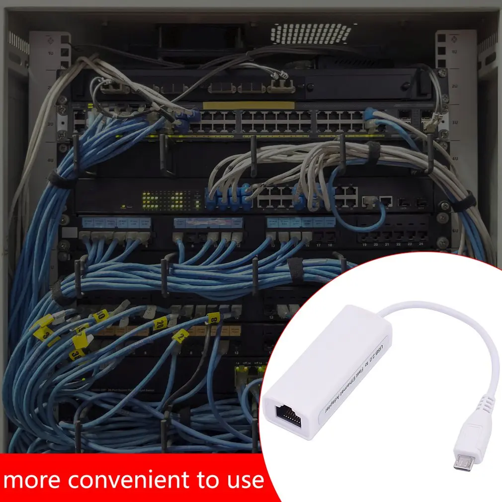 Сетевая карта Micro USB Ethernet адаптер к RJ45 для Windows 7/8/10 Android планшета IC LAN|Сетевые карты|