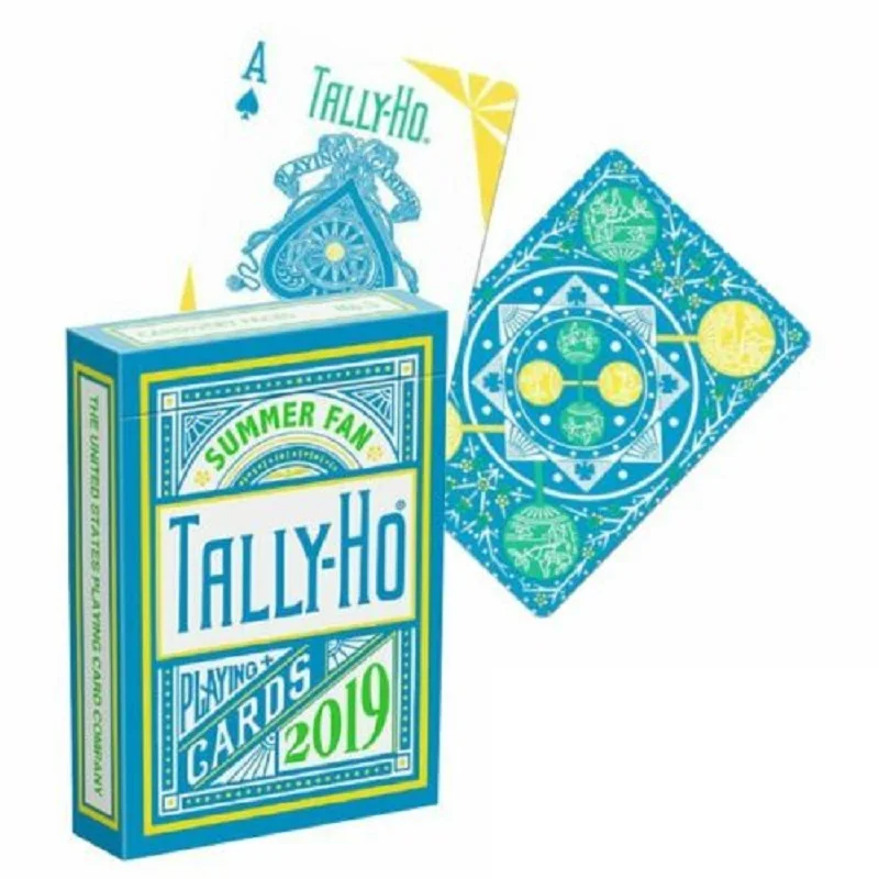 2019 Tally-Ho летние Поклонники Cardistry игральные карты велосипед колода покер USPCC