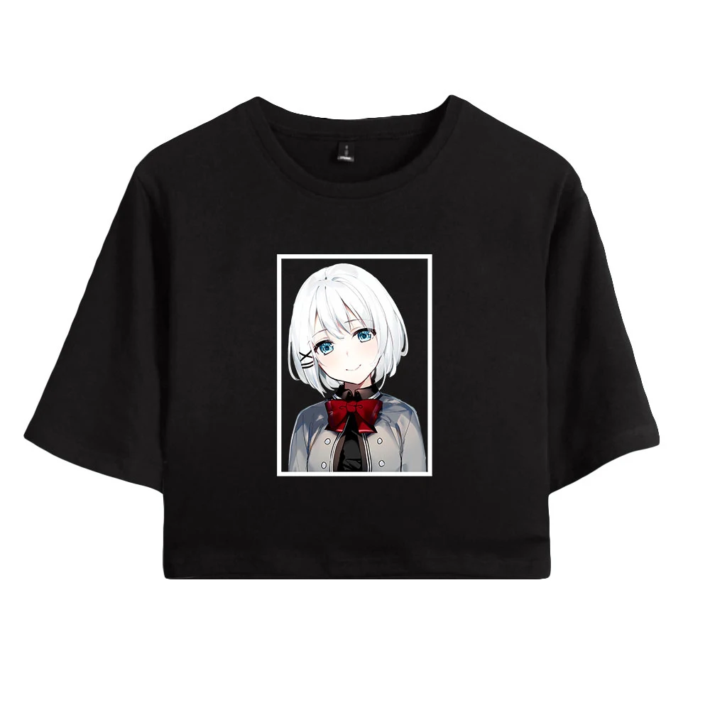 

2021 anime The Detective Is Already Dead T-shirt 2D Print Women Tops Short Sleeve Trendy Girls Sexy