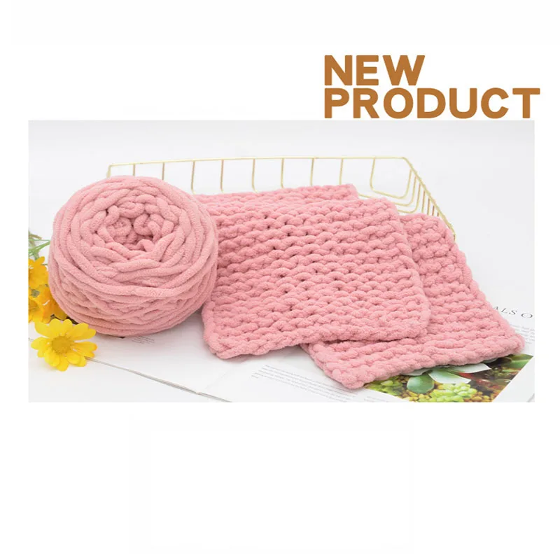 

1 Roll Of ice Bar Single Strand Coarse Wool Soft Milk Cotton Hand Woven DIY Crochet Hat Scarf Yarn Blanket Slipper Woolen Yarn