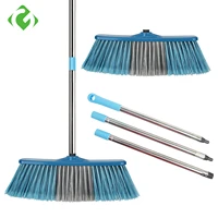 guanyao big broom floor cleaning long handle bristle grout brooms scrubber for cleaning outdoor courtyard warehouse tools