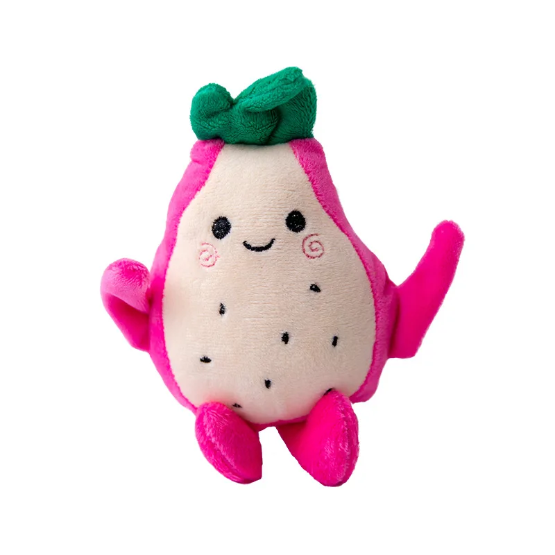 12 см плюшевая имитация фруктов лимон дракон фрукты ананас груша с выражением