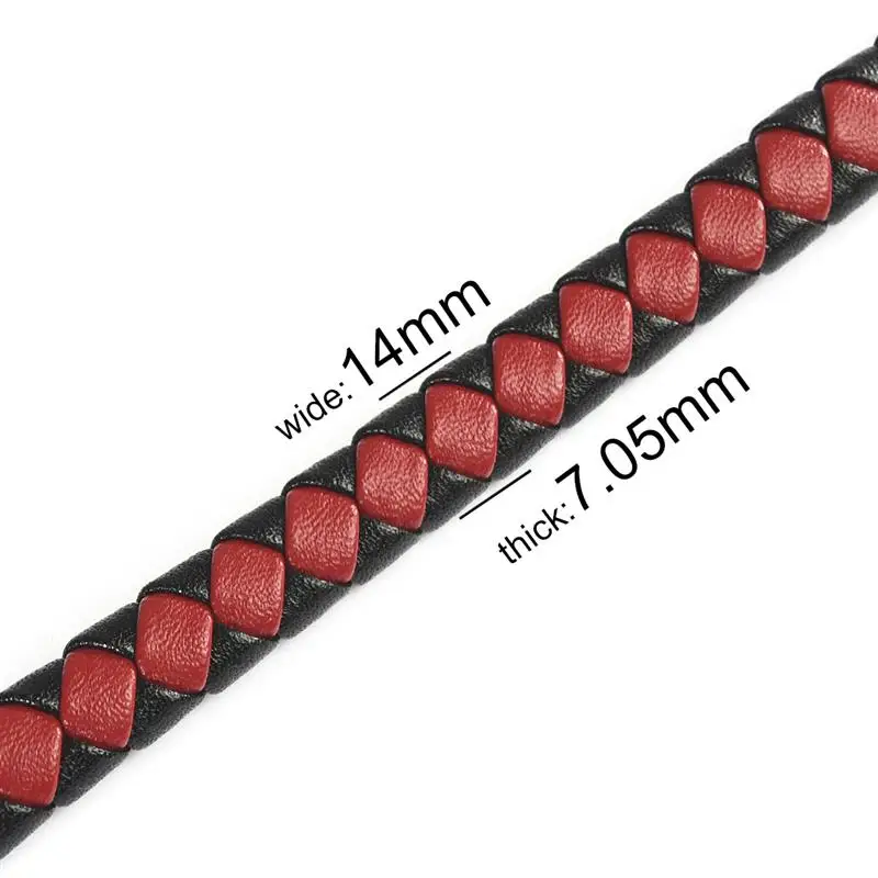 1 м круглый плетеный шнур из натуральной кожи 4/6/7 мм черный/коричневый ювелирные изделия шнур Строка Веревка DIY кожаный браслет ювелирных изделий конечные бусины в форме цветов