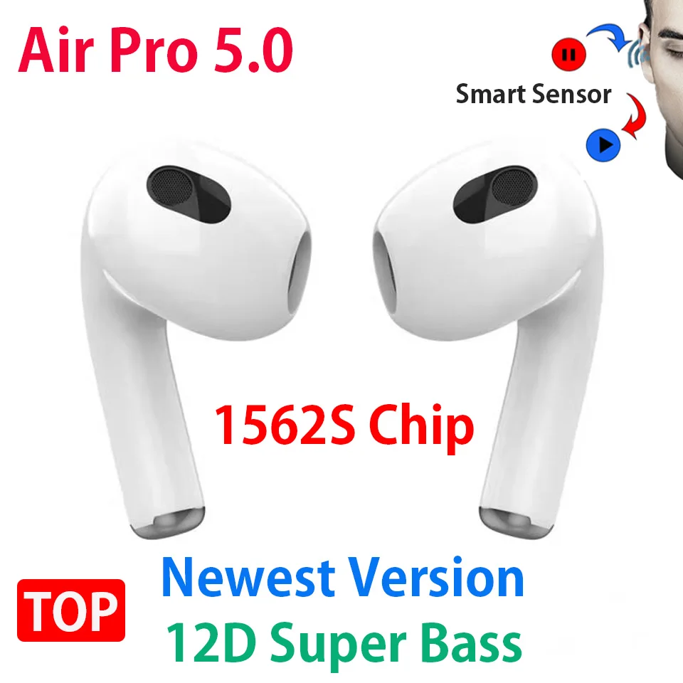 Air Pro 4 4.5 5.0 6.0 TWS Wireless Earphones Air3 Air4 Air60 3 Earbuds Bluetooth Sports Headphones BES Airoha 1652A | Электроника