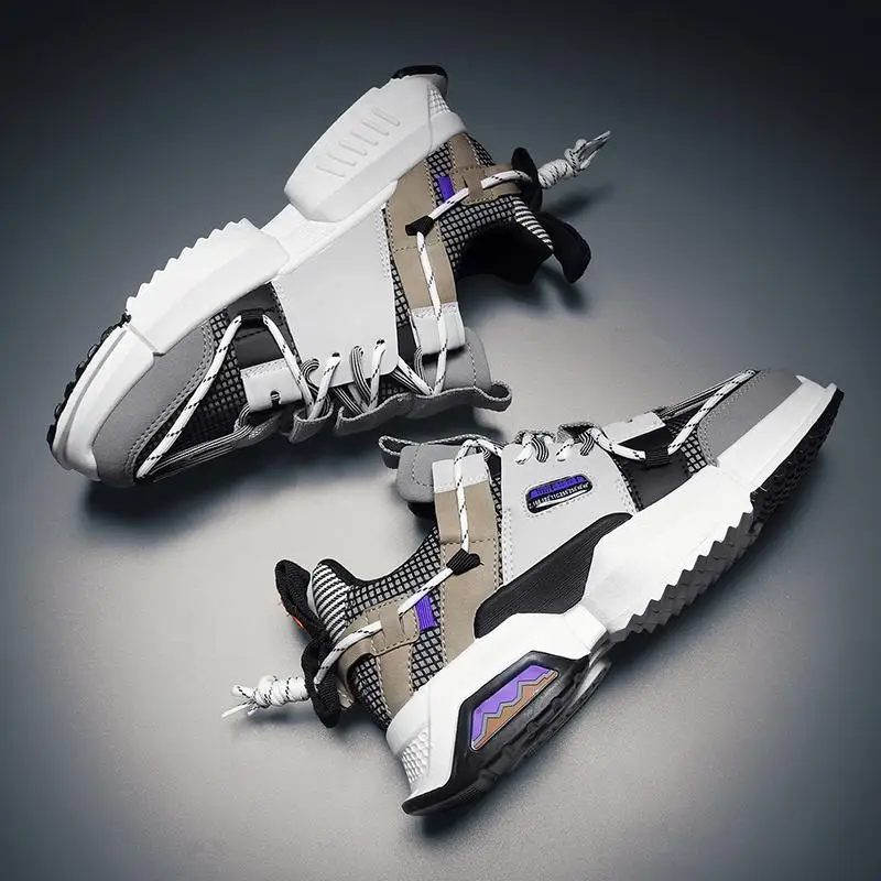Оригинальные мужские кроссовки для бега Disruptor 2 Черные Кроссовки KAYANO Gel 90 Zoom Air 720 дышащие Air Sole спортивные тройные-S 97 прогулочные - Цвет: Серый