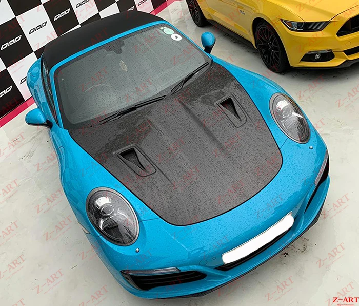 Z ART 911 GT2 RS углеродное волокно передняя крышка для багажника 991 передний капот 1