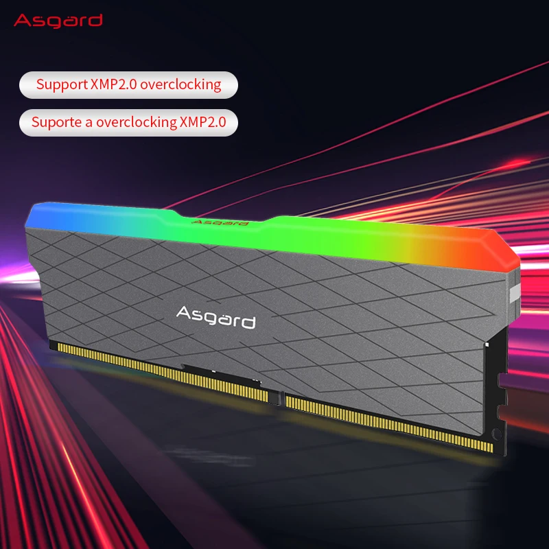 ОЗУ Asgard серии W2 RGB ddr4 8 гбх2 16 3200 МГц PC4-25600 1 35 в двухканальная потрясающая память для