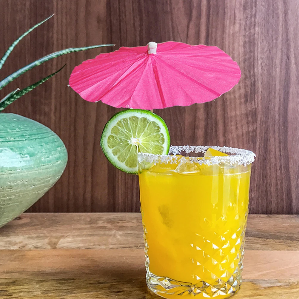 30 шт одноразовый маленький Зонт торт Топпер бумага фруктовые десерты еда