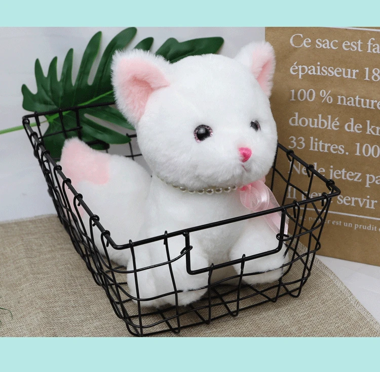 Игрушка плюшевая белая лиса милая мини-кукла мягкий подарок на день рождения