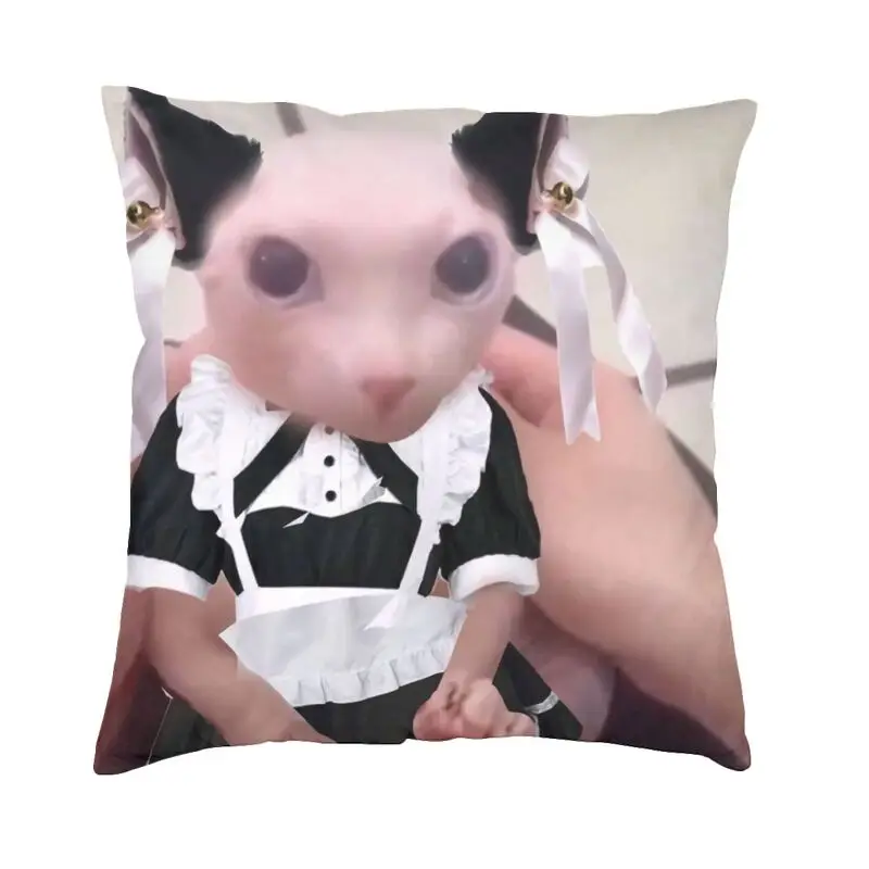 

Мягкая Наволочка Bingus с забавным мемом, наволочка для домашней декоративной подушки на заказ с шипами, искусственными подушками 45x45, наволоч...