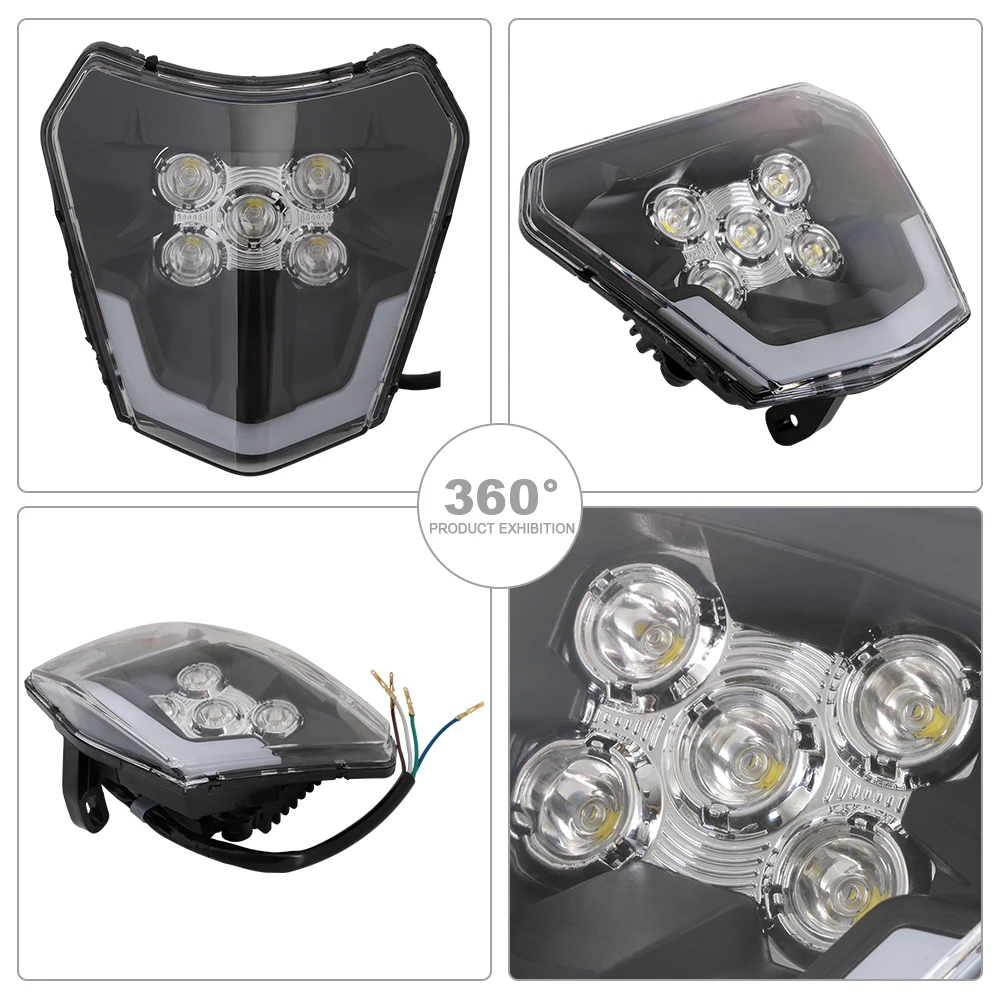 Фитиль для Светодиодный светильник фонарей мотоциклов KTM Husqvarna XC SX SXF EXC XCF XCW TE TC FE
