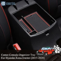 car armrest box storage center console organizer container holder box for hyundai kona encino 2017 2018 2019 2020