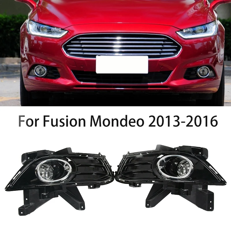 

Для 2013-2016 Ford Fusion/Mondeo пара противотумансветильник фар переднего бампера с лампами и скобами в сборе