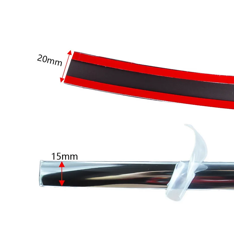 15 м авто Защитная Наклейка самоклеющаяся защита от Краш Серебряная