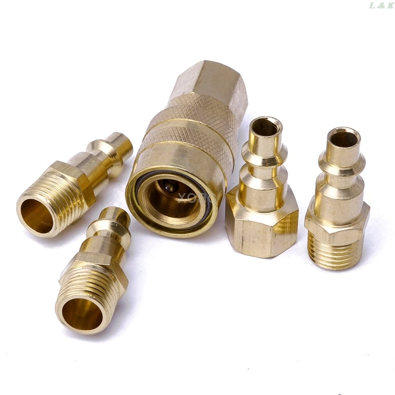 5 шт. латунные быстроразъемные соединители 1/4 дюйма|brass quick coupler|quick couplerquick coupler set |