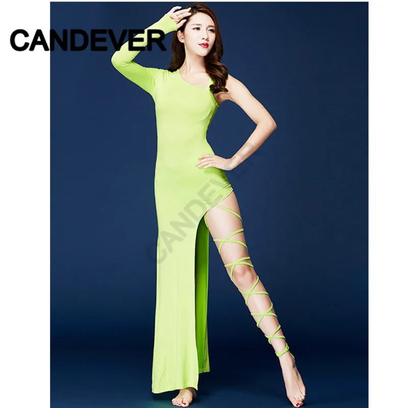 Женский комплект для танца живота юбка с разрезом профессиональный костюм