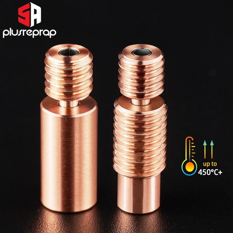 1/2 шт. BI полностью металлический Тепловой разрыв E3D V6 HOTEND, медный и Тепловой разрыв для нити 1,75 мм, гладкий Prusa i3 MK3