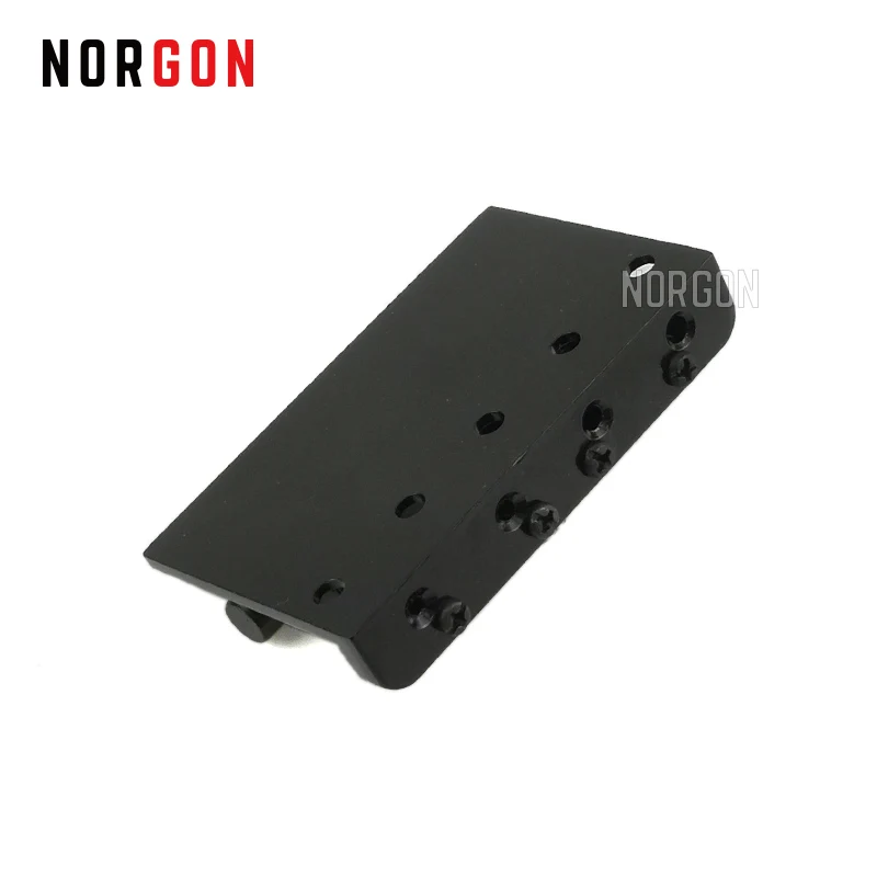 Norgon 4-струнная Электрический бас-гитара мост черный и серебристый инструменты Запчасти для авто и аксессуары