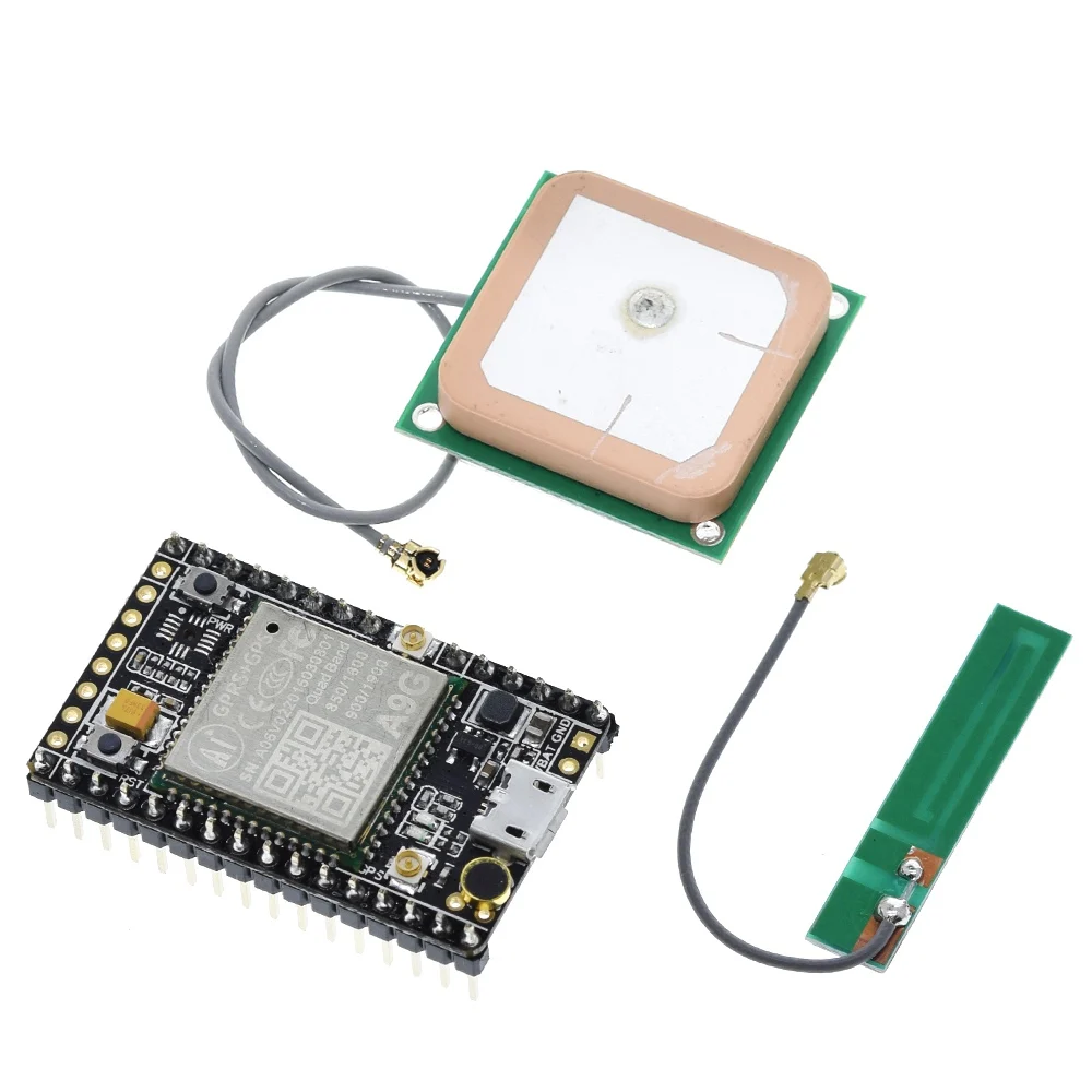RCmall GPRS GSM A9 пудинг/GPRS + GPS BDS A9G макетная плата SMS голосовой беспроводной для умных