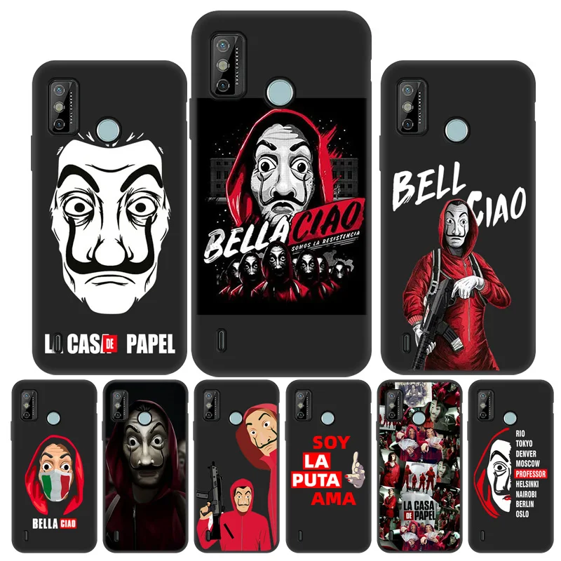 

La Casa De Papel Phone Case For Tecno Spark 6 Go 2020 5 Pro Case Soft Back Cover For Tecno Spark5 6 Air 7 7P Camon 15 Case Funda