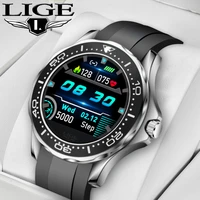 lige 2021 new smart watches men sports fitness watch waterproof heart rate monitor bluetooth for android ios smartwatch mensbox