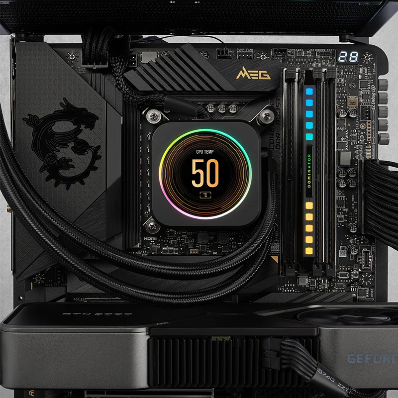 Corsair ddr5 RGB Ram DOMINATOR®Платиновый первый выпуск 2x16 ГБ DDR5 D ОЗУ 5600 МГц память для