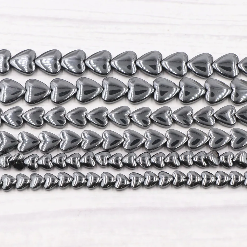 Бусины Из Гематита черного цвета 4/6/8/10 мм 15 дюймов