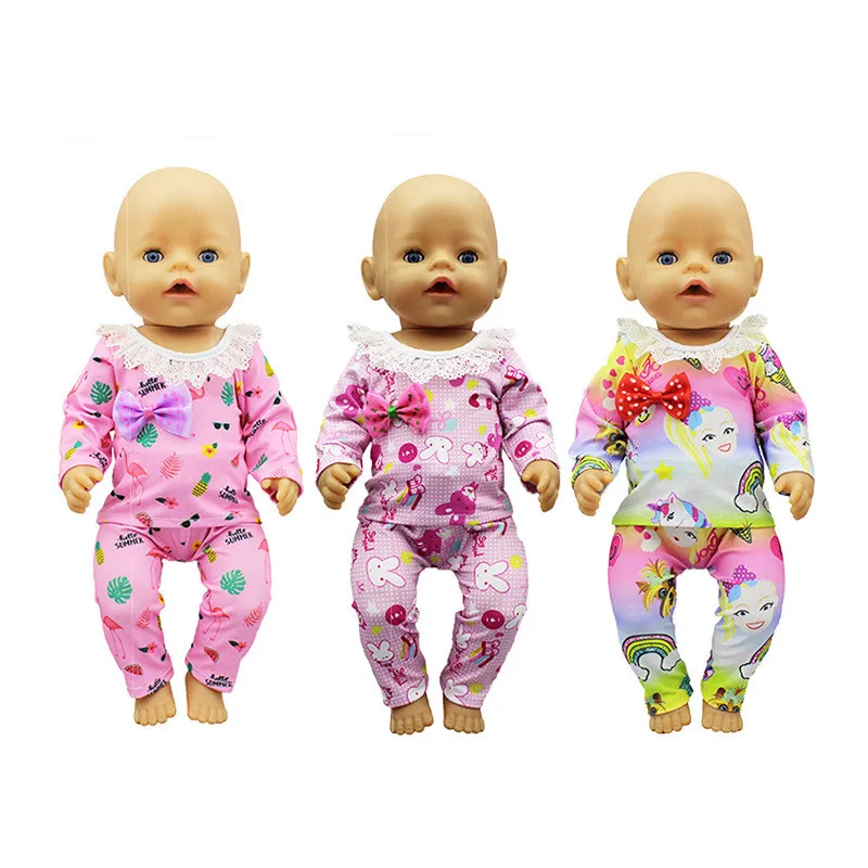 

Костюм с юбкой-годе для новорожденных, размер одежды для кукол 17 дюймов 43 см, костюм для малышей, подарок на день рождения, 2021