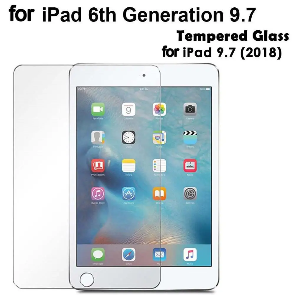 Новое закаленное стекло для iPad 9 7 дюйма 2018 6 го поколения A1893 Защитное