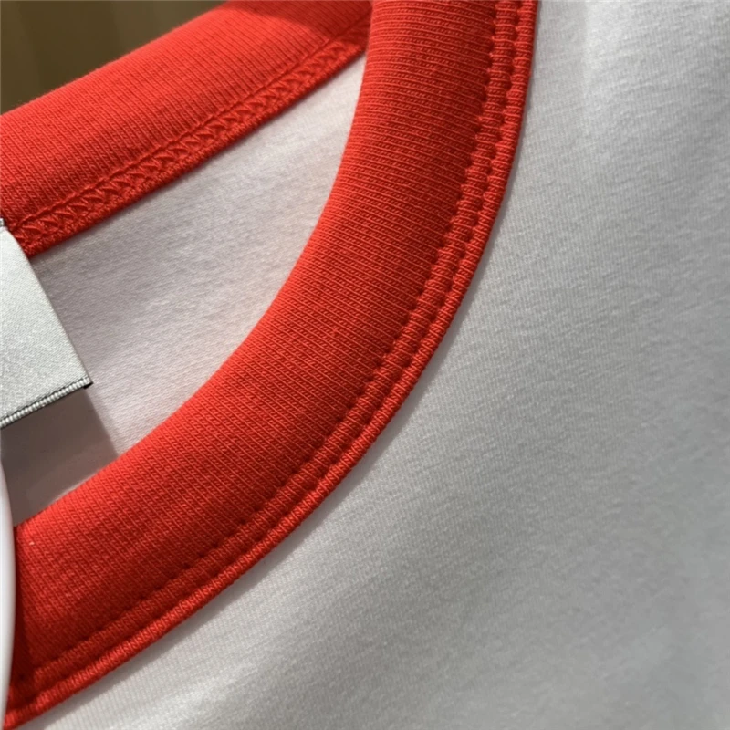 

2021 Women's summer short-sleeved O-neck cotton T-shirt flocking letter printing T-shirt casual and comfortable high-quality top