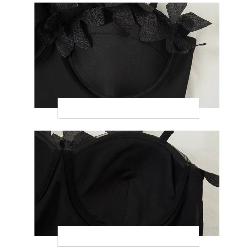 

XL-5XL Swimming Suit for Women Black Lace Swimsuit Female Skirt Swimwear with Cover Up Plus Size Push Up Underwire Bathing Suit