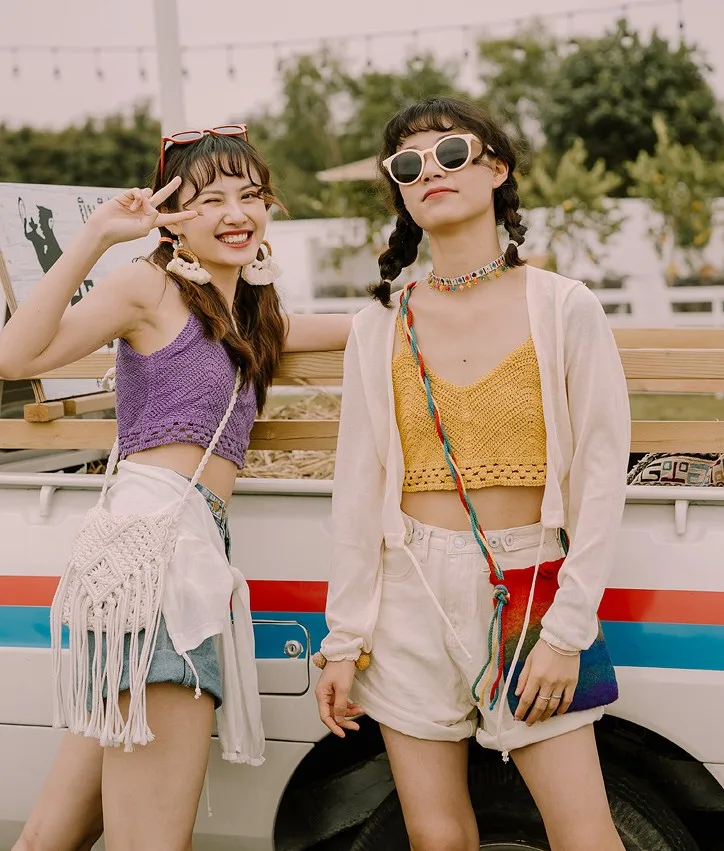 Вязаный крючком купальный костюм короткий топ для плавания водорастворимые