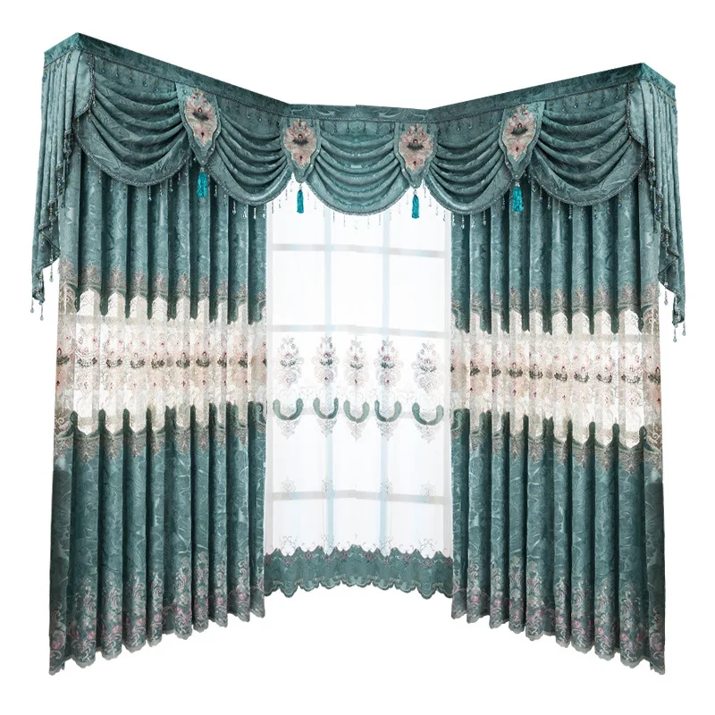 European Style Curtains for Living Room Luxury Lace Bedroom Chenel Shades | Дом и сад