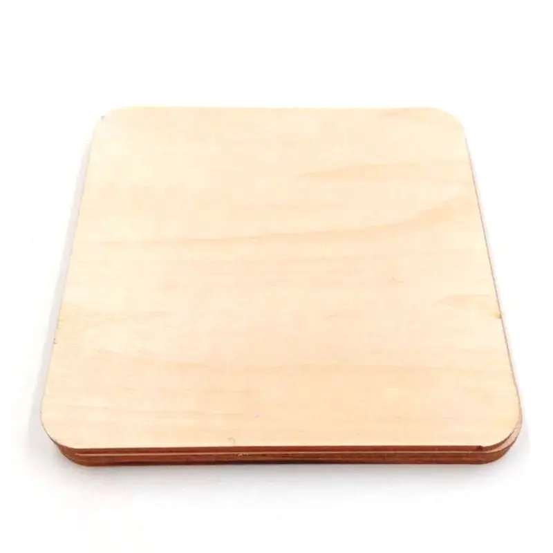 

10pcs Wooden Blank Plaque Square Wood Pieces Tags DIY Craft Pyrography Projects Games Scrapbooking Ornament 90mm 53CA