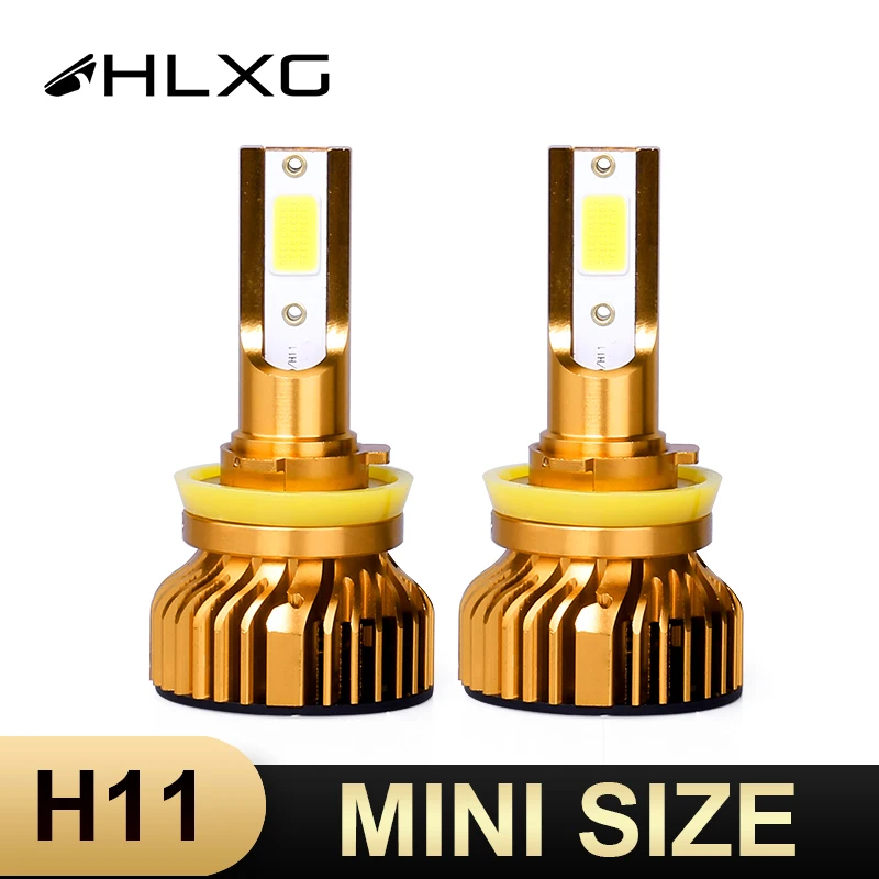 HLXG 10000LM 50Вт 12В светодиод turbo h7 h4 h11 H1 Автомобильный свет помощи при парковке лампы h8