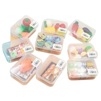 dollhouse 112 miniature food drinks fruits donuts model for barbie diy sandbox building mini kitchen accessories