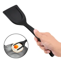 2 in 1 multipurpose non stick grip food flip clip fried egg cooking turner pancake spatula barbecue bread clamp tong toast