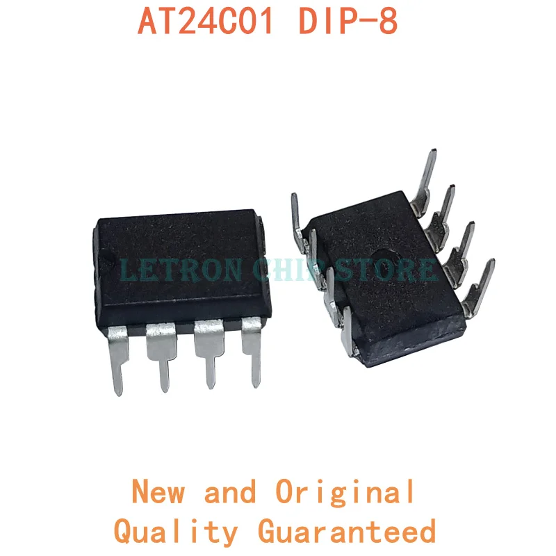 

10PCS 24C01 AT24C01 DIP8 24C01AN DIP 24C01BN DIP-8 New and Original IC Chipset