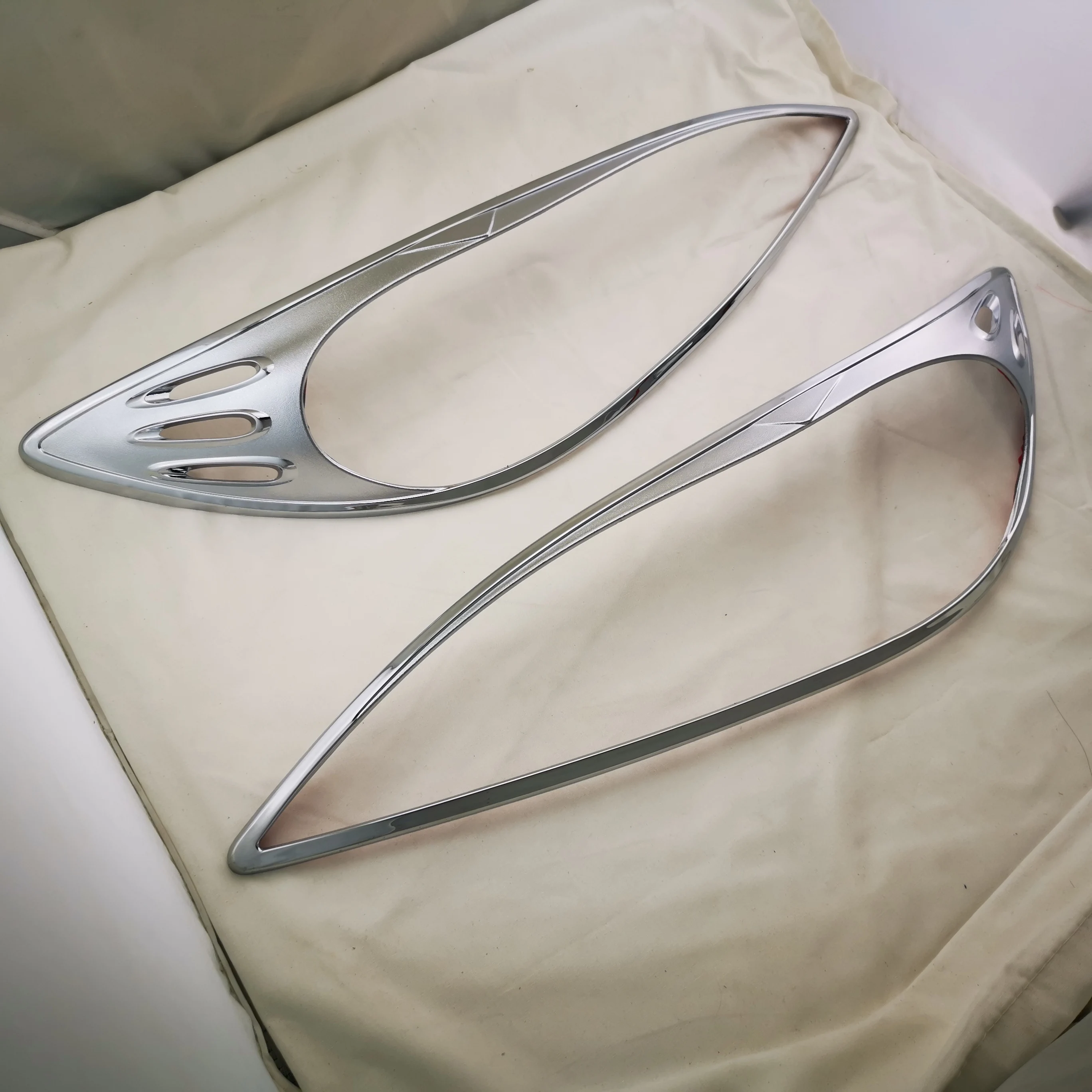 2 шт. ABS Хромированная Автомобильная крышка фары для Toyota VX30 CAMRY 2002-2006 декоративная передняя фара для вашего автомобиля