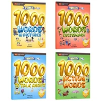 4 booksset times 4000 words series english picture story books to help your child grow as a reader